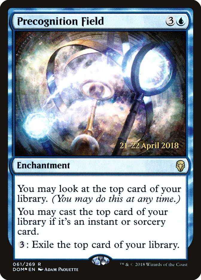 Precognition Field  [Dominaria Prerelease Promos] - Devastation Store | Devastation Store