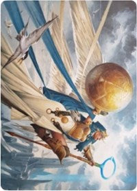 Linvala, Shield of Sea Gate Art Card [Zendikar Rising Art Series] | Devastation Store