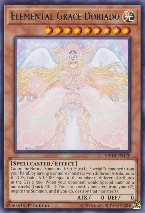 Elemental Grace Doriado [MP18-EN128] Rare | Devastation Store