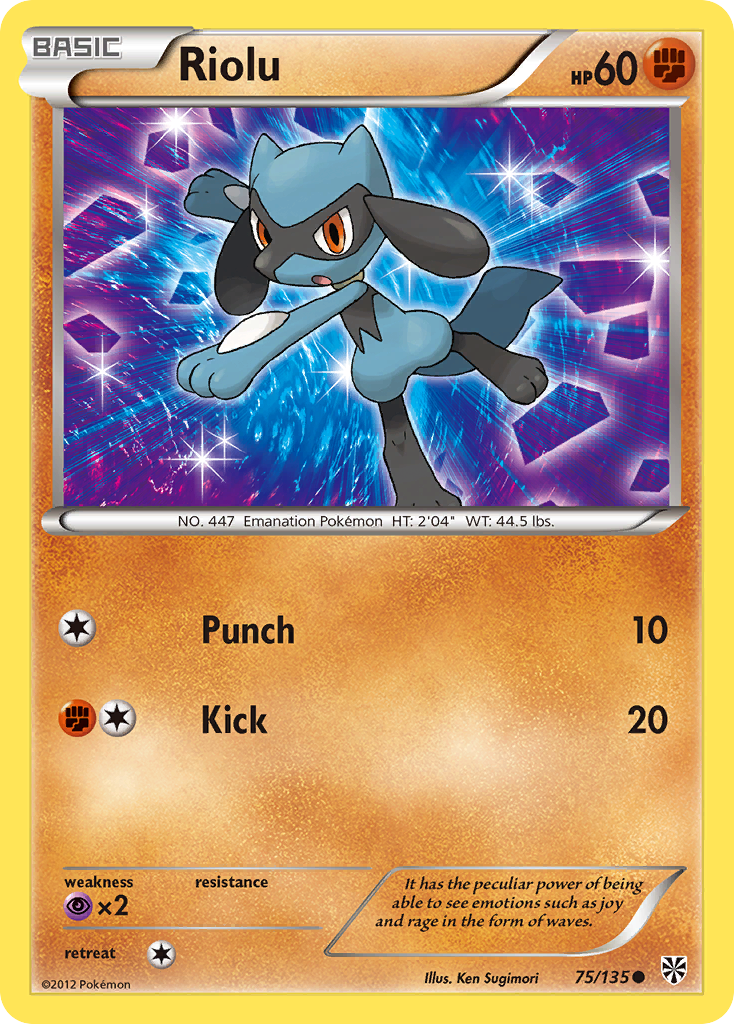 Riolu (75/135) [Black & White: Plasma Storm] | Devastation Store