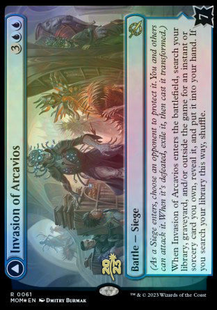 Invasion of Arcavios // Invocation of the Founders [March of the Machine Prerelease Promos] | Devastation Store
