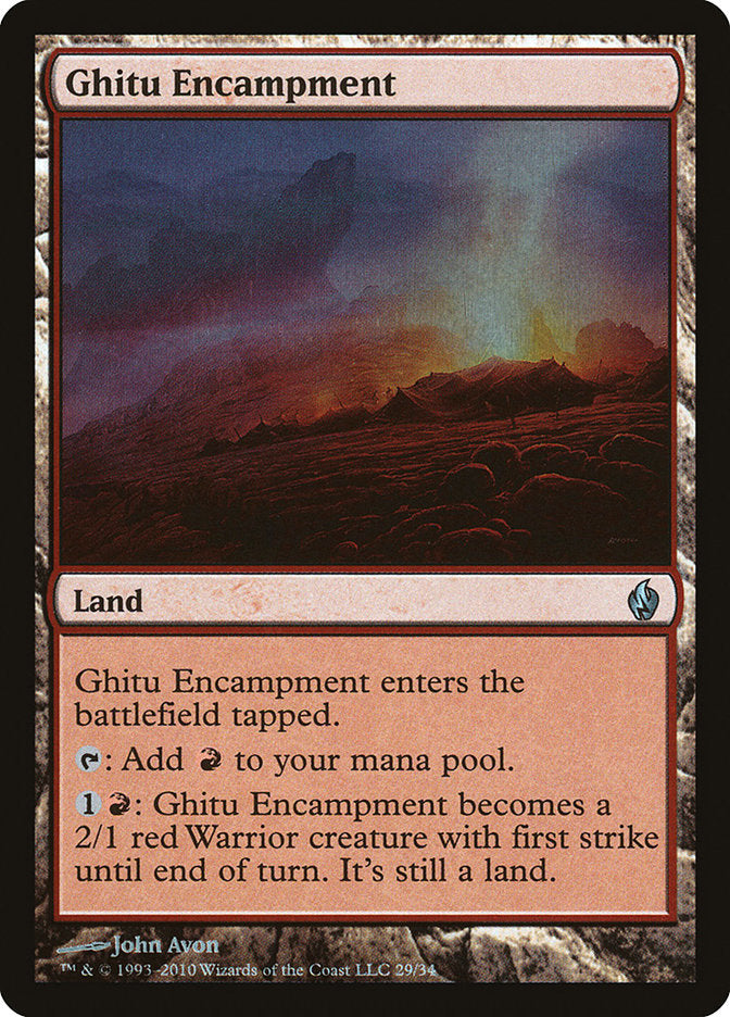 Ghitu Encampment [Premium Deck Series: Fire and Lightning] | Devastation Store