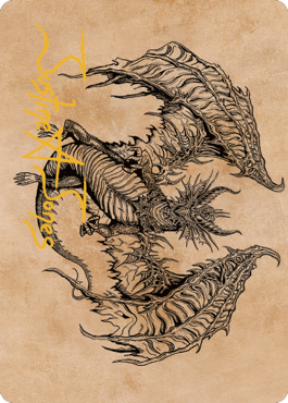 Ganax, Astral Hunter Art Card (Gold-Stamped Signature) [Commander Legends: Battle for Baldur's Gate Art Series] | Devastation Store