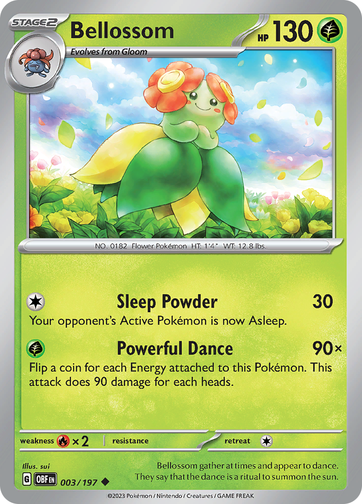 Bellossom (003/197) [Scarlet & Violet: Obsidian Flames] | Devastation Store