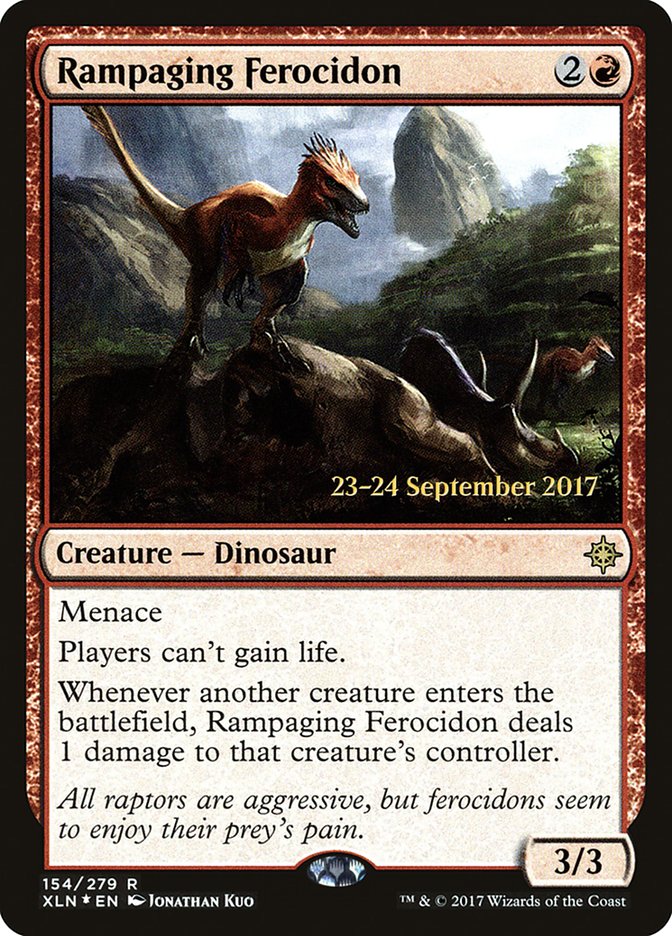 Rampaging Ferocidon  [Ixalan Prerelease Promos] - Devastation Store | Devastation Store