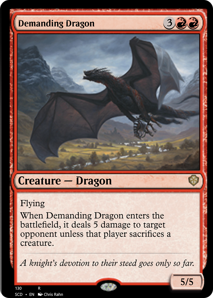 Demanding Dragon [Starter Commander Decks] | Devastation Store