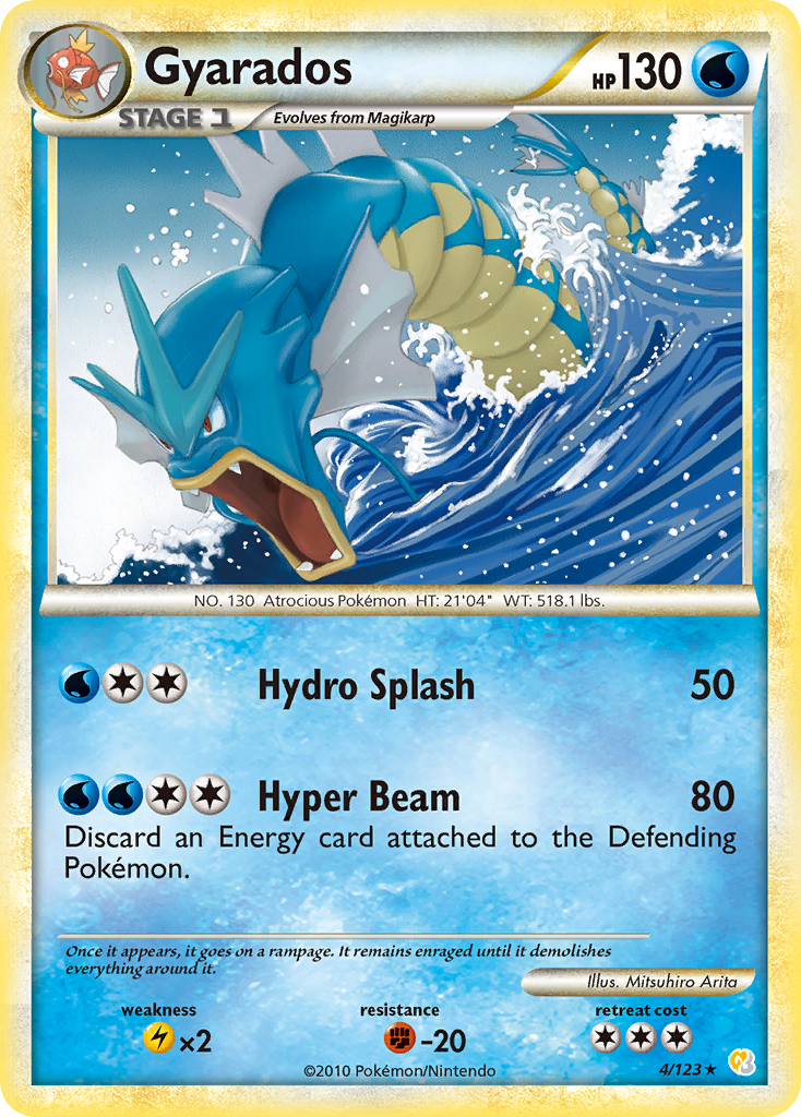 Gyarados (4/123) [HeartGold & SoulSilver: Base Set] | Devastation Store