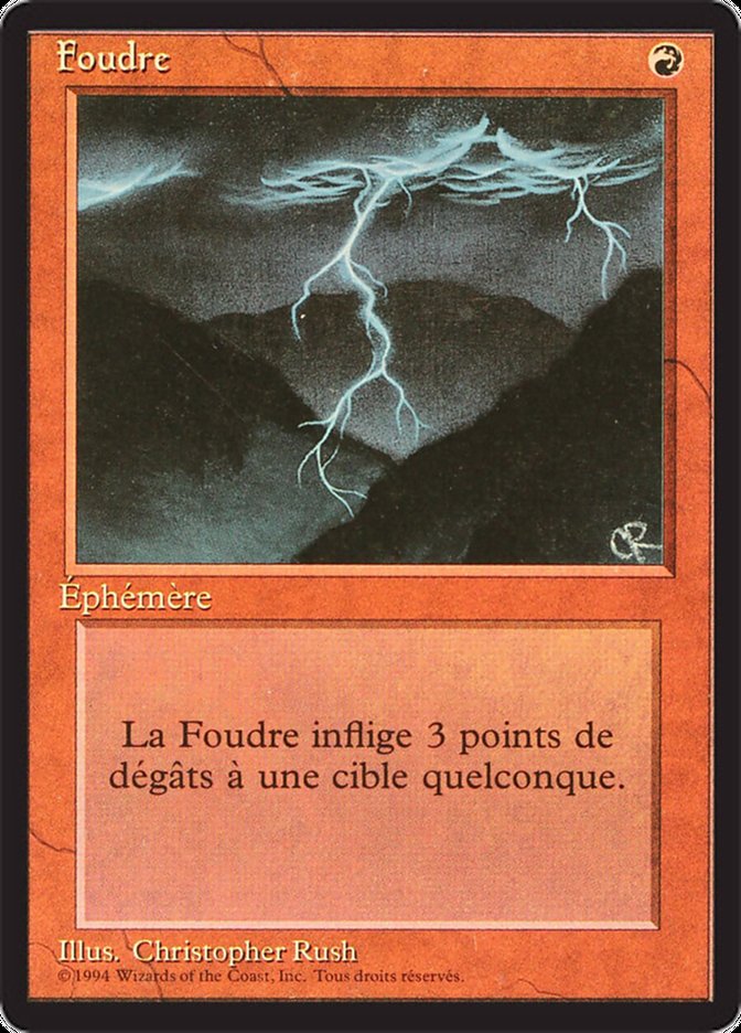 Lightning Bolt [Foreign Black Border] | Devastation Store