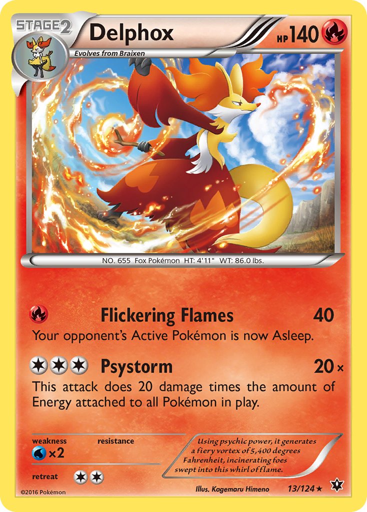 Delphox (13/124) (Theme Deck Exclusive) [XY: Fates Collide] | Devastation Store