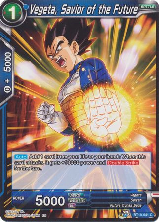 Vegeta, Savior of the Future [BT10-041] | Devastation Store