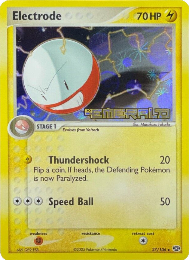 Electrode (27/106) (Stamped) [EX: Emerald] | Devastation Store