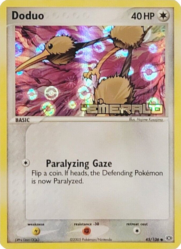 Doduo (45/106) (Stamped) [EX: Emerald] | Devastation Store