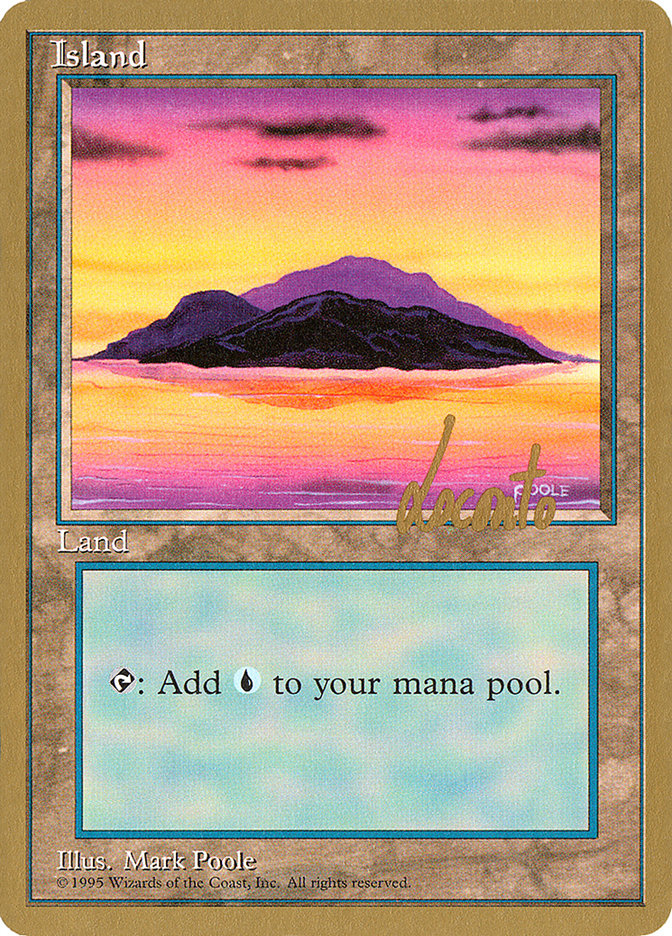 Island (ml368) (Michael Loconto) [Pro Tour Collector Set] | Devastation Store