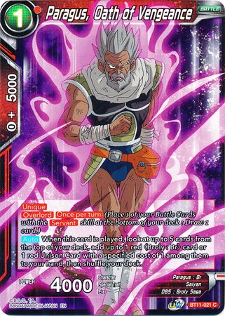 Paragus, Oath of Vengeance [BT11-021] | Devastation Store