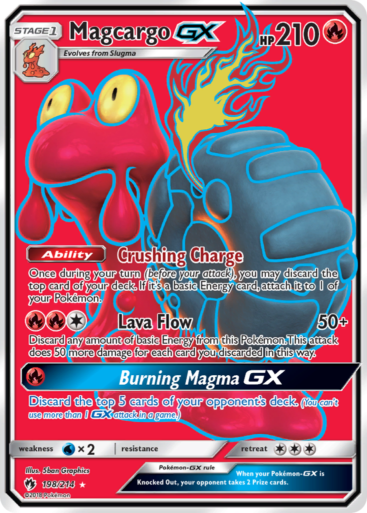 Magcargo GX (198/214) [Sun & Moon: Lost Thunder] | Devastation Store