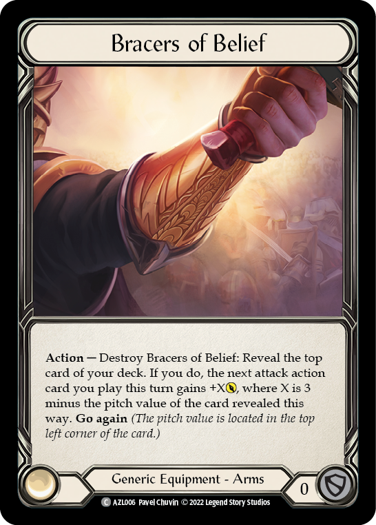 Bracers of Belief [AZL006] (Outsiders Azalea Blitz Deck) | Devastation Store