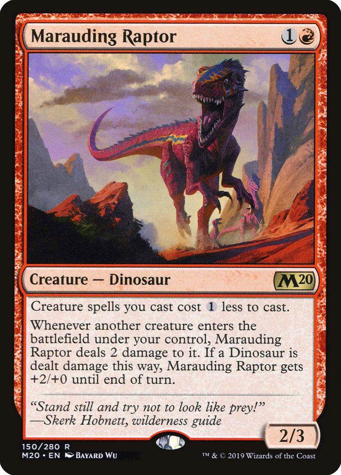 Marauding Raptor [Core Set 2020] | Devastation Store