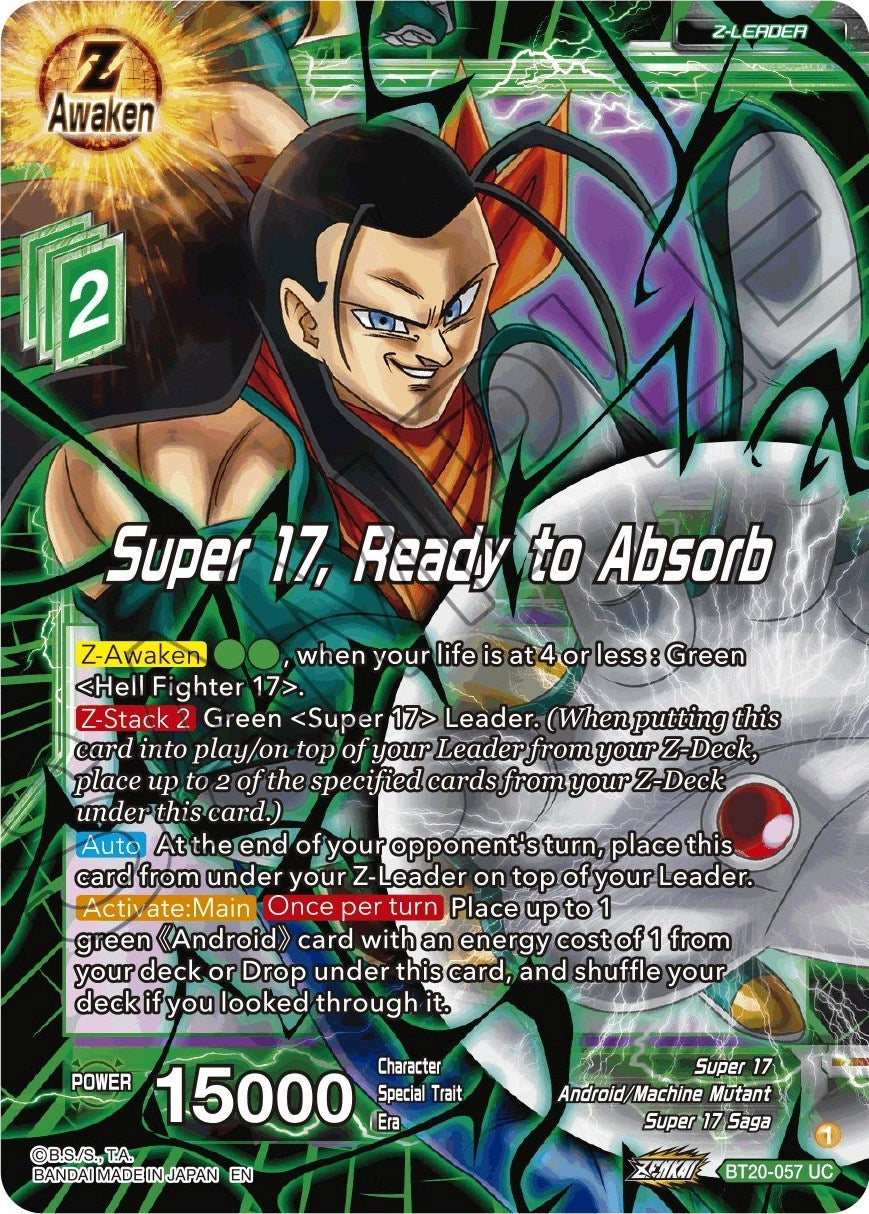 Super 17, Ready to Absorb (BT20-057) [Power Absorbed] | Devastation Store