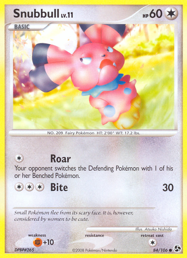 Snubbull (84/106) [Diamond & Pearl: Great Encounters] | Devastation Store