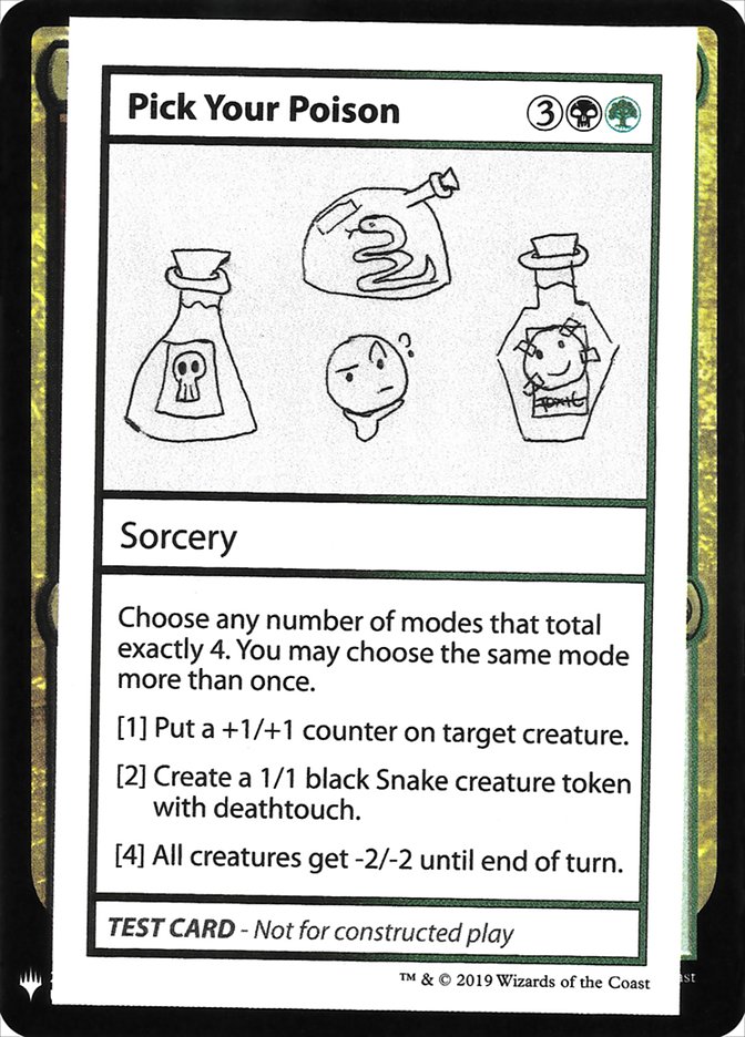 Pick Your Poison [Mystery Booster Playtest Cards] | Devastation Store