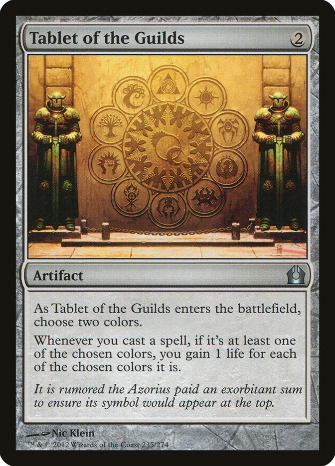 Tablet of the Guilds [Return to Ravnica] - Devastation Store | Devastation Store