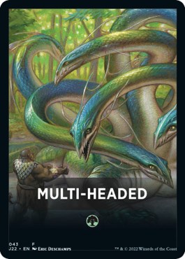 Multi-Headed Theme Card [Jumpstart 2022 Front Cards] | Devastation Store