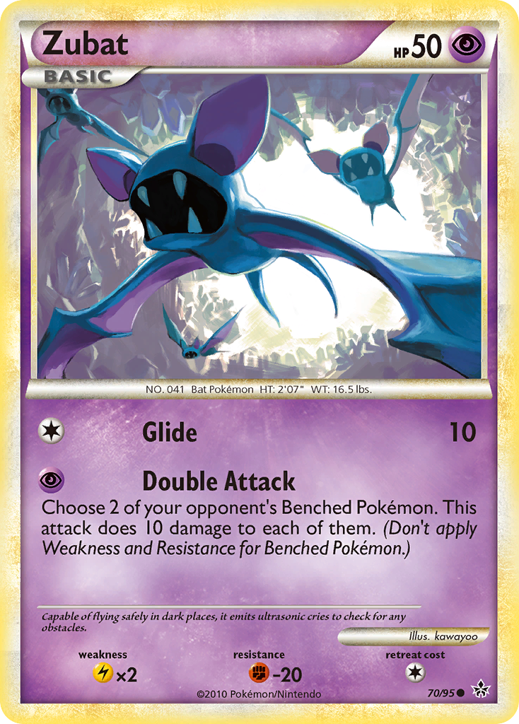 Zubat (70/95) [HeartGold & SoulSilver: Unleashed] | Devastation Store