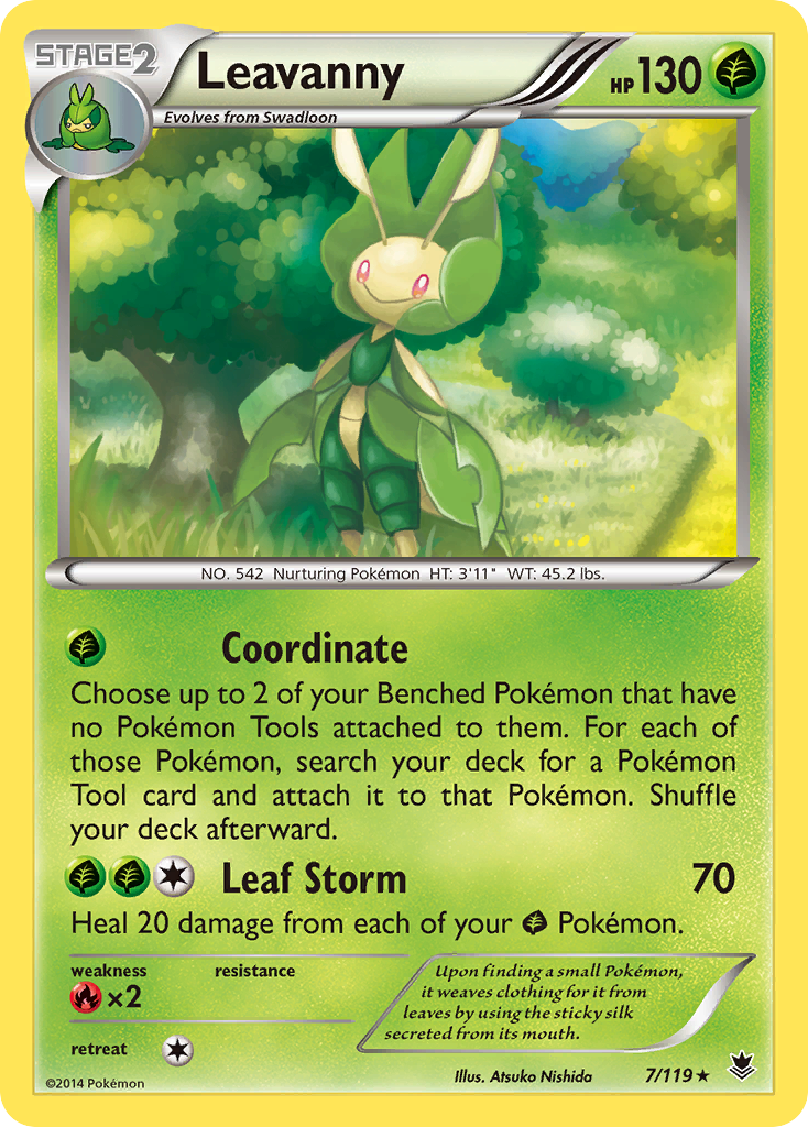 Leavanny (7/119) [XY: Phantom Forces] | Devastation Store