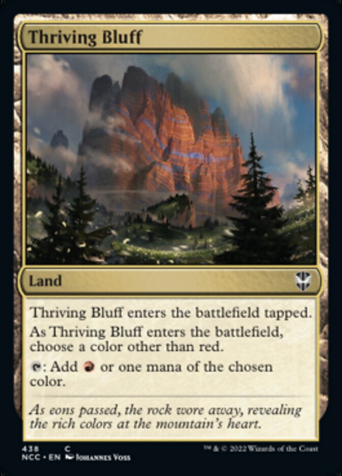 Thriving Bluff [Streets of New Capenna Commander] | Devastation Store