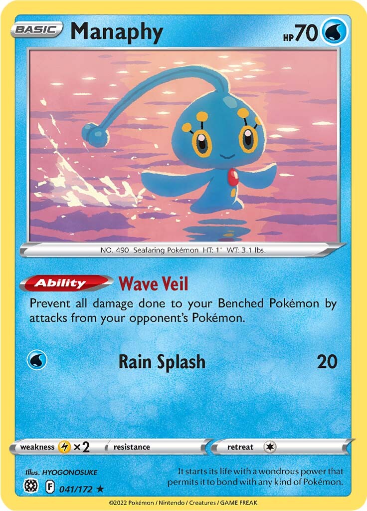 Manaphy (041/172) [Sword & Shield: Brilliant Stars] | Devastation Store