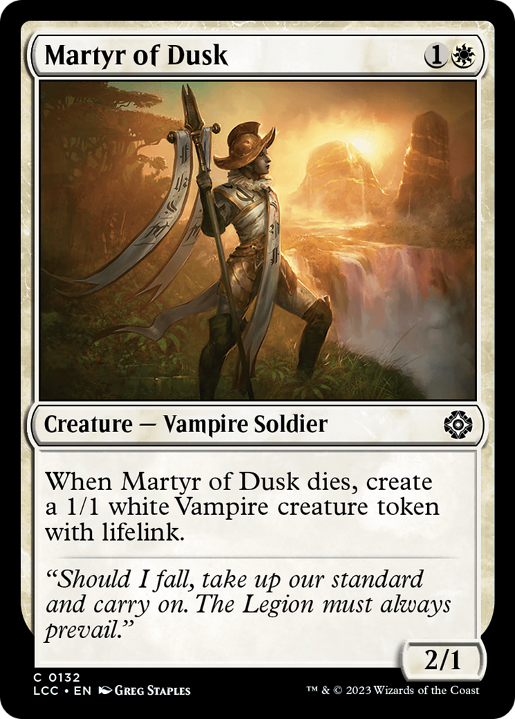 Martyr of Dusk [The Lost Caverns of Ixalan Commander] | Devastation Store