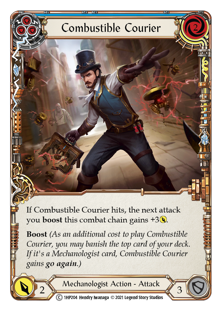 Combustible Courier (Blue) [1HP204] | Devastation Store