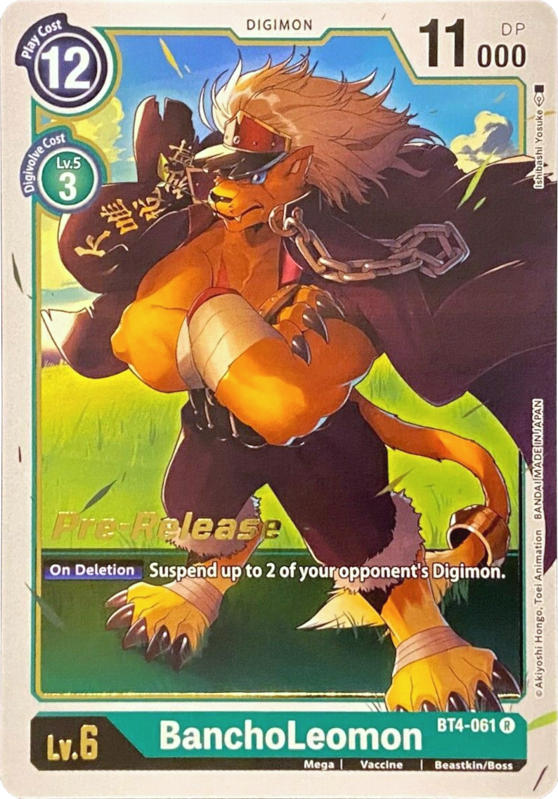 BanchoLeomon [BT4-061] [Great Legend Pre-Release Promos] | Devastation Store