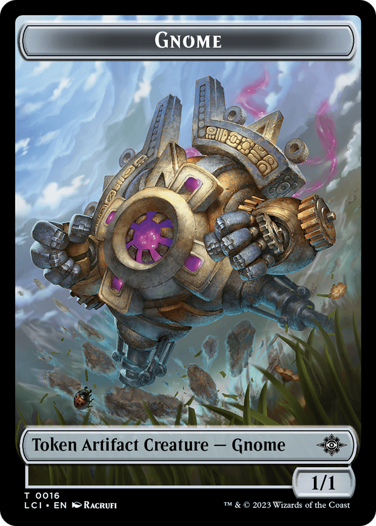 Gnome // Skeleton Pirate Double-Sided Token [The Lost Caverns of Ixalan Tokens] | Devastation Store