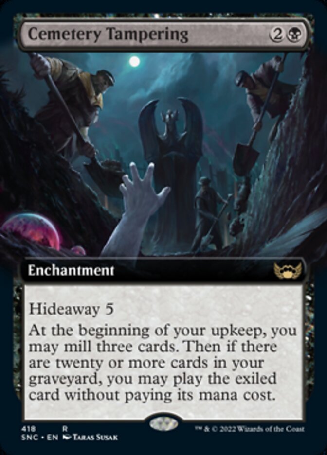 Cemetery Tampering (Extended Art) [Streets of New Capenna] | Devastation Store