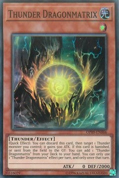 Thunder Dragonmatrix [OP09-EN006] Super Rare | Devastation Store