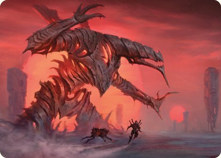 Red Sun's Zenith Art Card [Phyrexia: All Will Be One Art Series] | Devastation Store