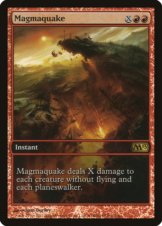 Magmaquake (Game Day) [Magic 2013 Promos] - Devastation Store | Devastation Store