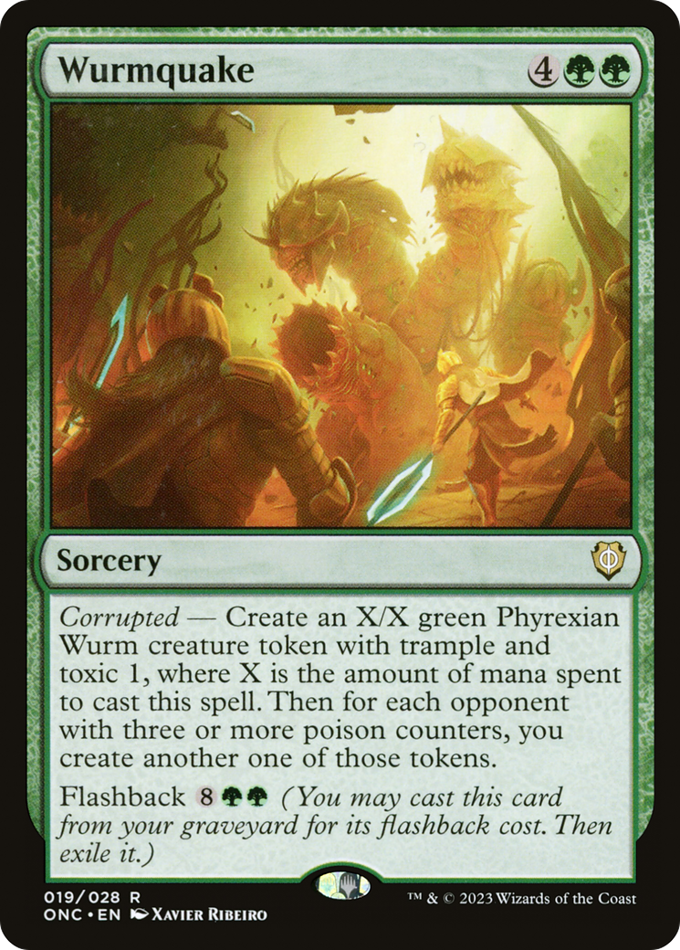 Wurmquake [Phyrexia: All Will Be One Commander] | Devastation Store