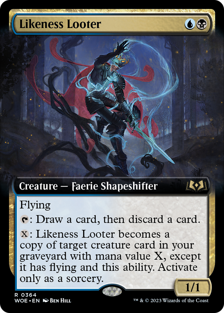 Likeness Looter (Extended Art) [Wilds of Eldraine] | Devastation Store