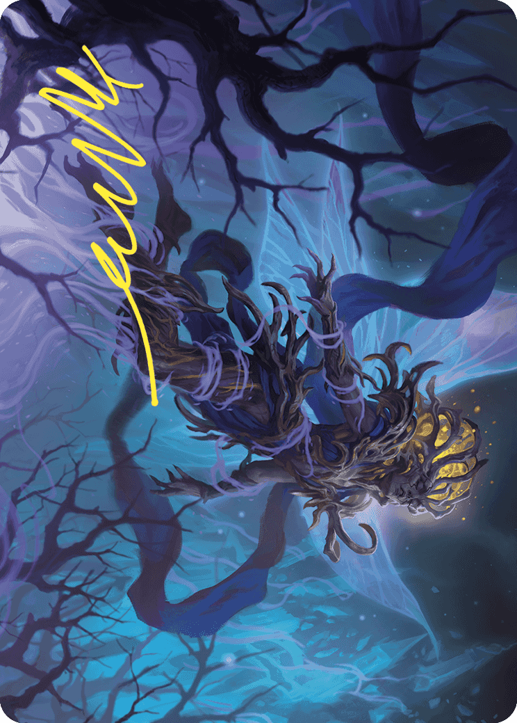 Sleep-Cursed Faerie Art Card (Gold-Stamped Signature) [Wilds of Eldraine Art Series] | Devastation Store
