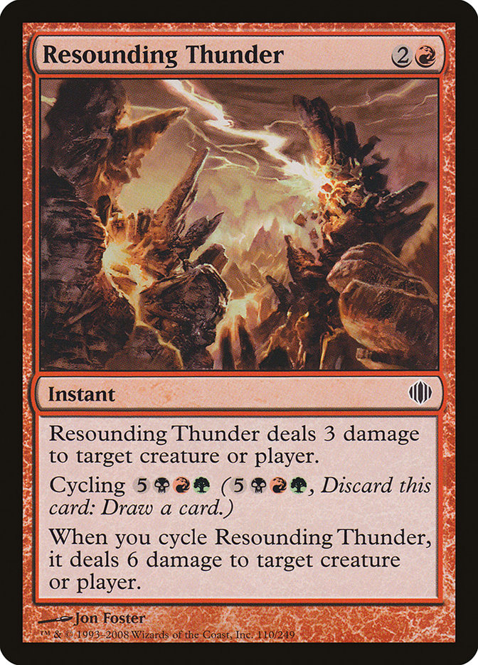 Resounding Thunder [Shards of Alara] - Devastation Store | Devastation Store