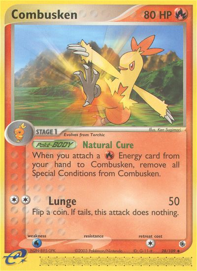 Combusken (28/109) [EX: Ruby & Sapphire] | Devastation Store