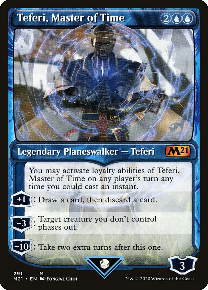 Teferi, Master of Time (Showcase) [Core Set 2021] | Devastation Store