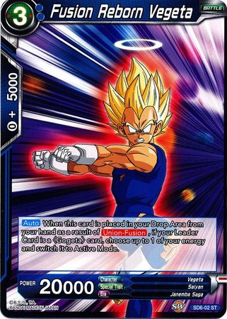 Fusion Reborn Vegeta (Starter Deck - Resurrected Fusion) (SD6-02) [Miraculous Revival] | Devastation Store