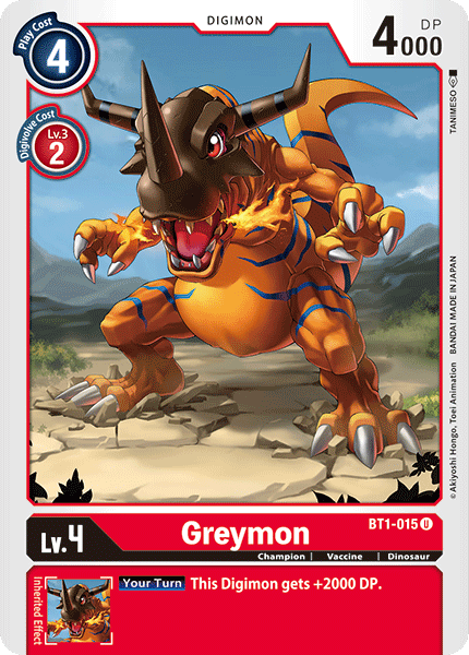 Greymon [BT1-015] [Release Special Booster Ver.1.0] | Devastation Store