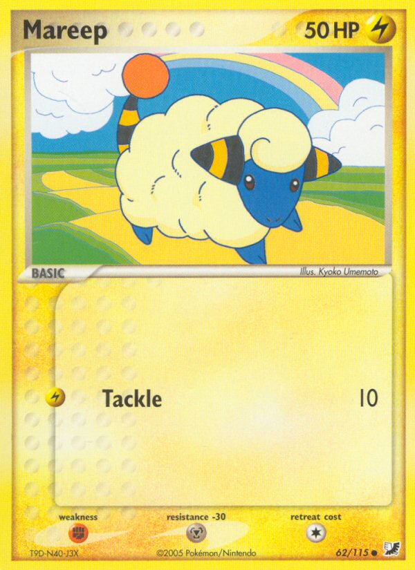 Mareep (62/115) [EX: Unseen Forces] | Devastation Store