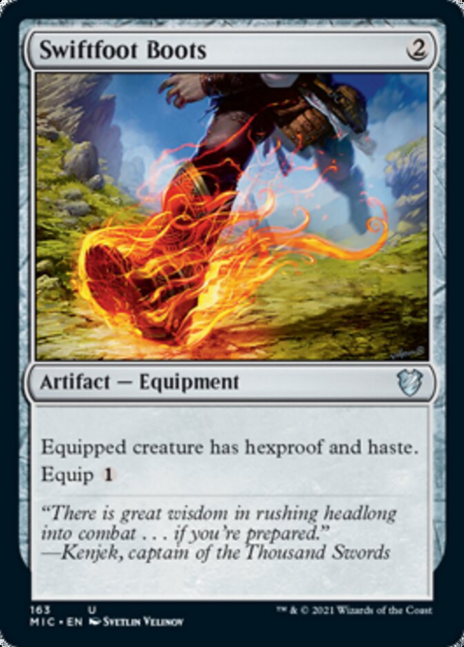 Swiftfoot Boots [Innistrad: Midnight Hunt Commander] | Devastation Store