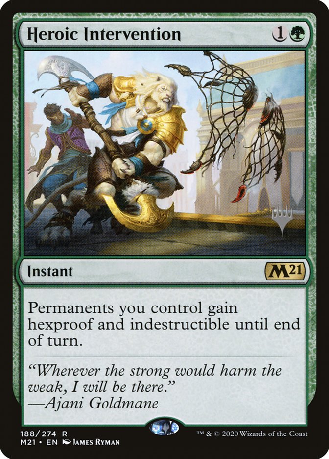 Heroic Intervention (Promo Pack) [Core Set 2021 Promos] | Devastation Store