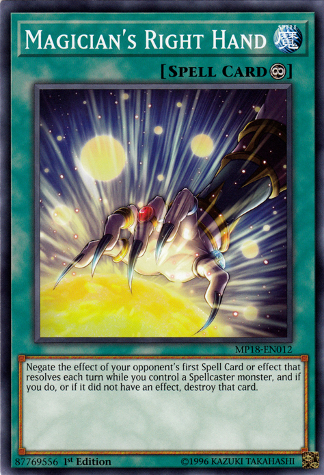 Magician's Right Hand [MP18-EN012] Common | Devastation Store